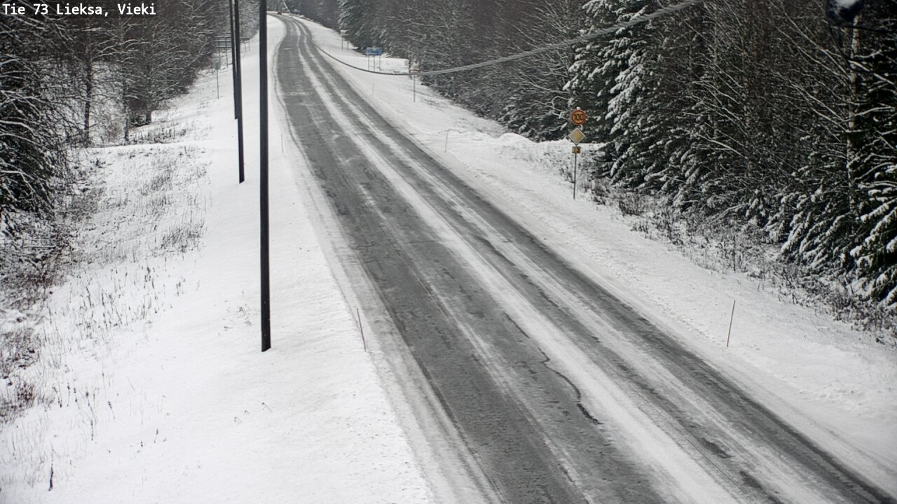 Weather Camera Image Road 73 Lieksa, Vieki, Lieksa, Pohjois-Karjala