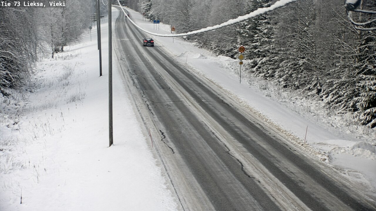 Weather Camera Image Väg 73 Lieksa, Vieki, Lieksa, Pohjois-Karjala