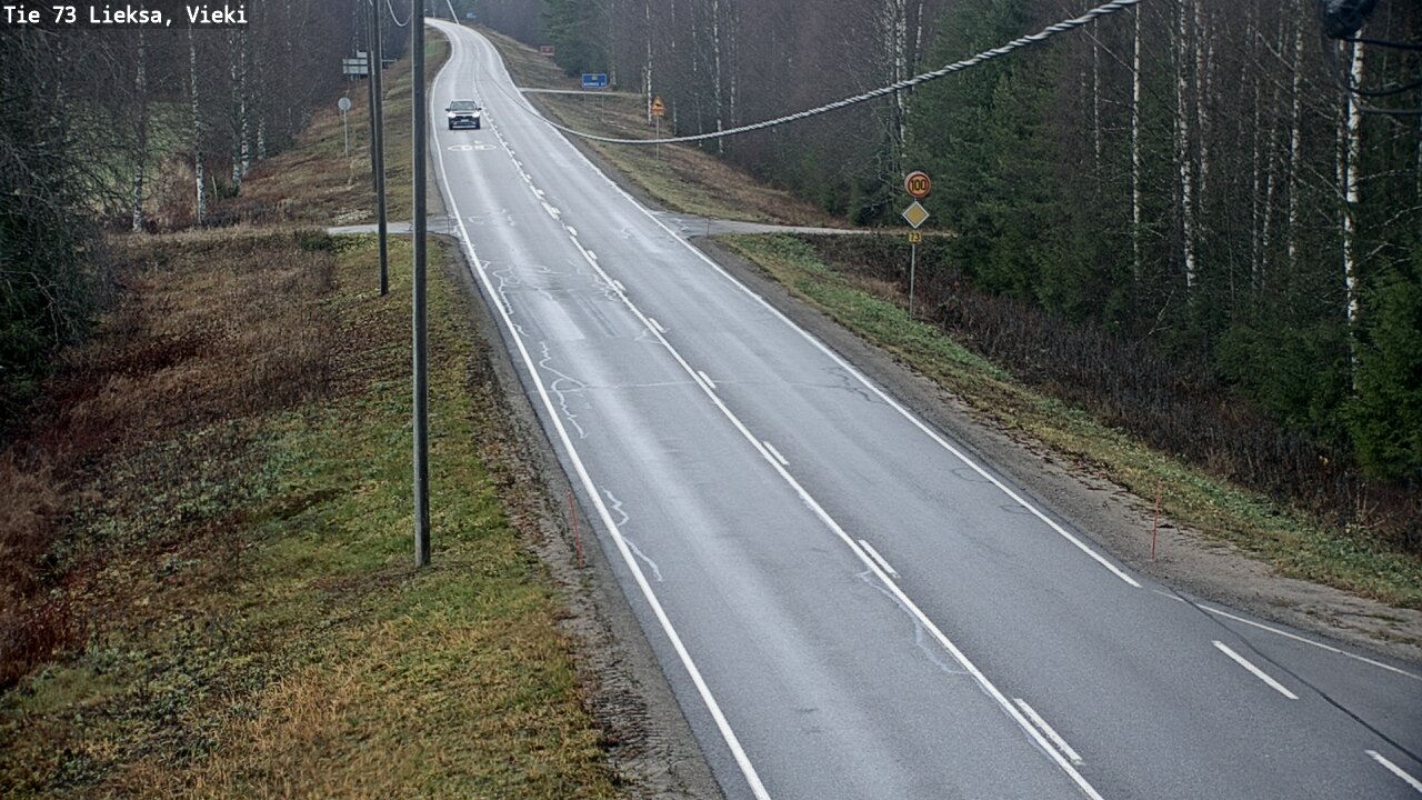 Kelikamerat Kuva Tie 73 Lieksa; Vieki, Lieksa, Pohjois-Karjala