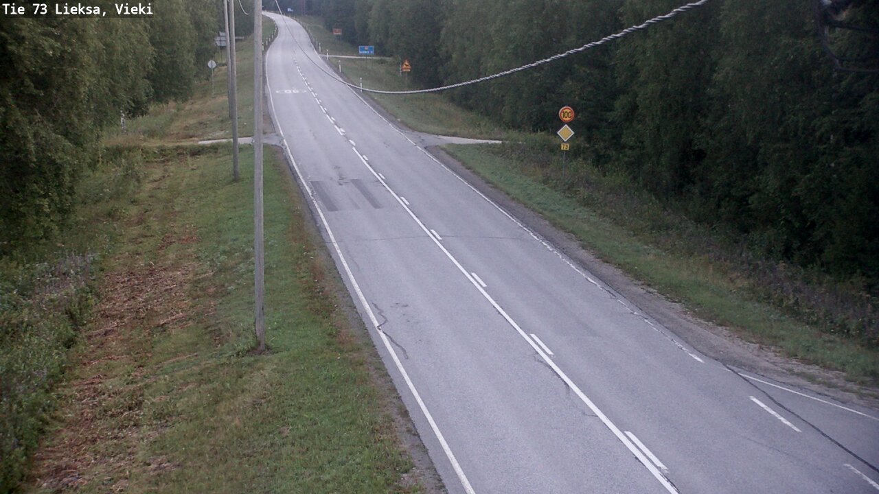 Kelikamerat Kuva Tie 73 Lieksa; Vieki, Lieksa, Pohjois-Karjala