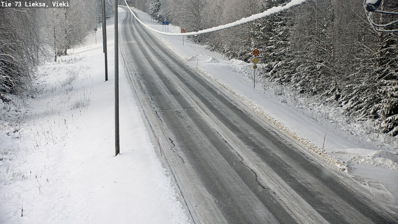 Kelikamerat Kuva Tie 73 Lieksa; Vieki, Lieksa, Pohjois-Karjala