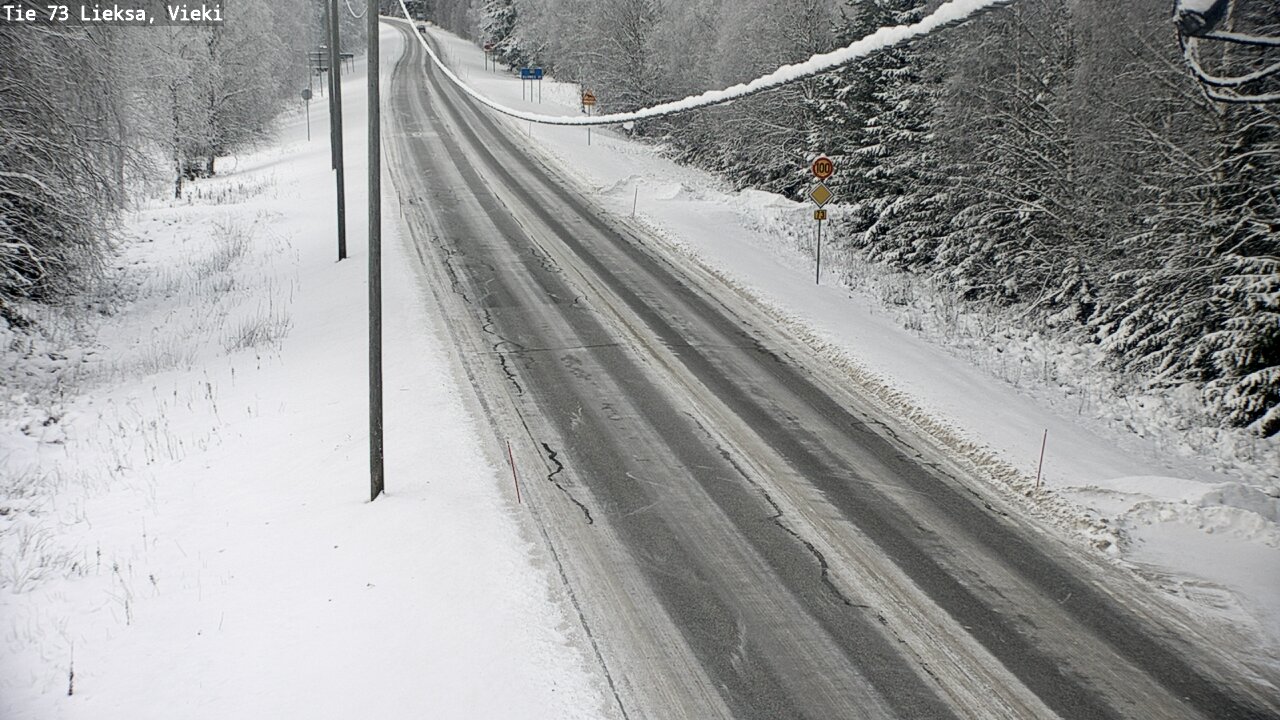 Weather Camera Image Väg 73 Lieksa, Vieki, Lieksa, Pohjois-Karjala
