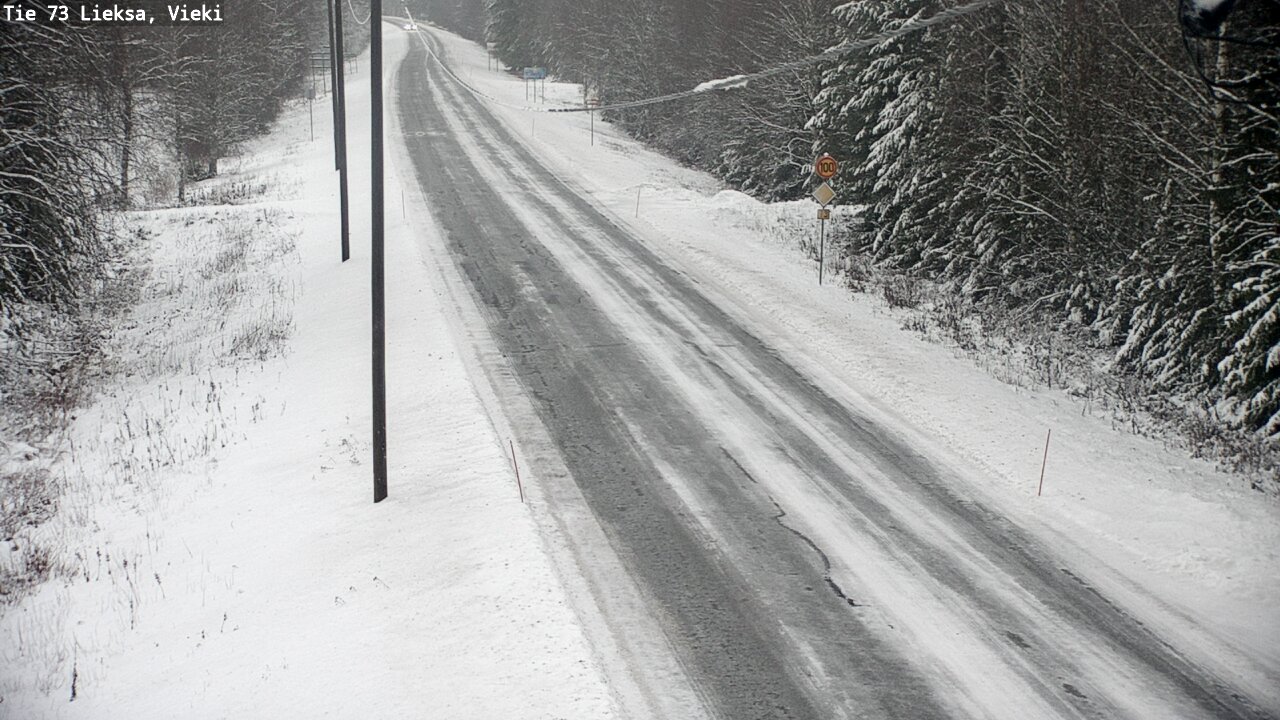 Weather Camera Image Road 73 Lieksa, Vieki, Lieksa, Pohjois-Karjala