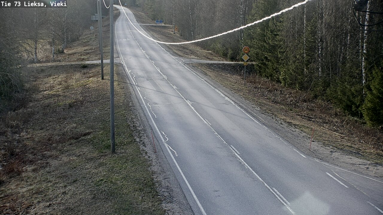 Kelikamerat Kuva Tie 73 Lieksa; Vieki, Lieksa, Pohjois-Karjala