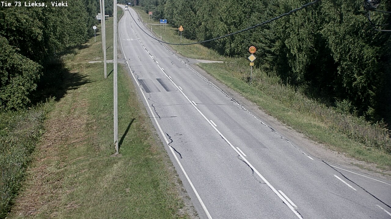 Kelikamerat Kuva Tie 73 Lieksa; Vieki, Lieksa, Pohjois-Karjala