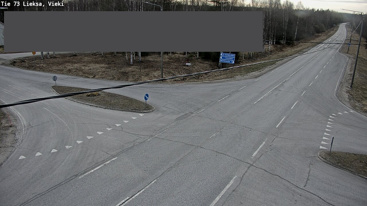 Weather Camera Image Road 73 Lieksa, Vieki, Lieksa, Pohjois-Karjala