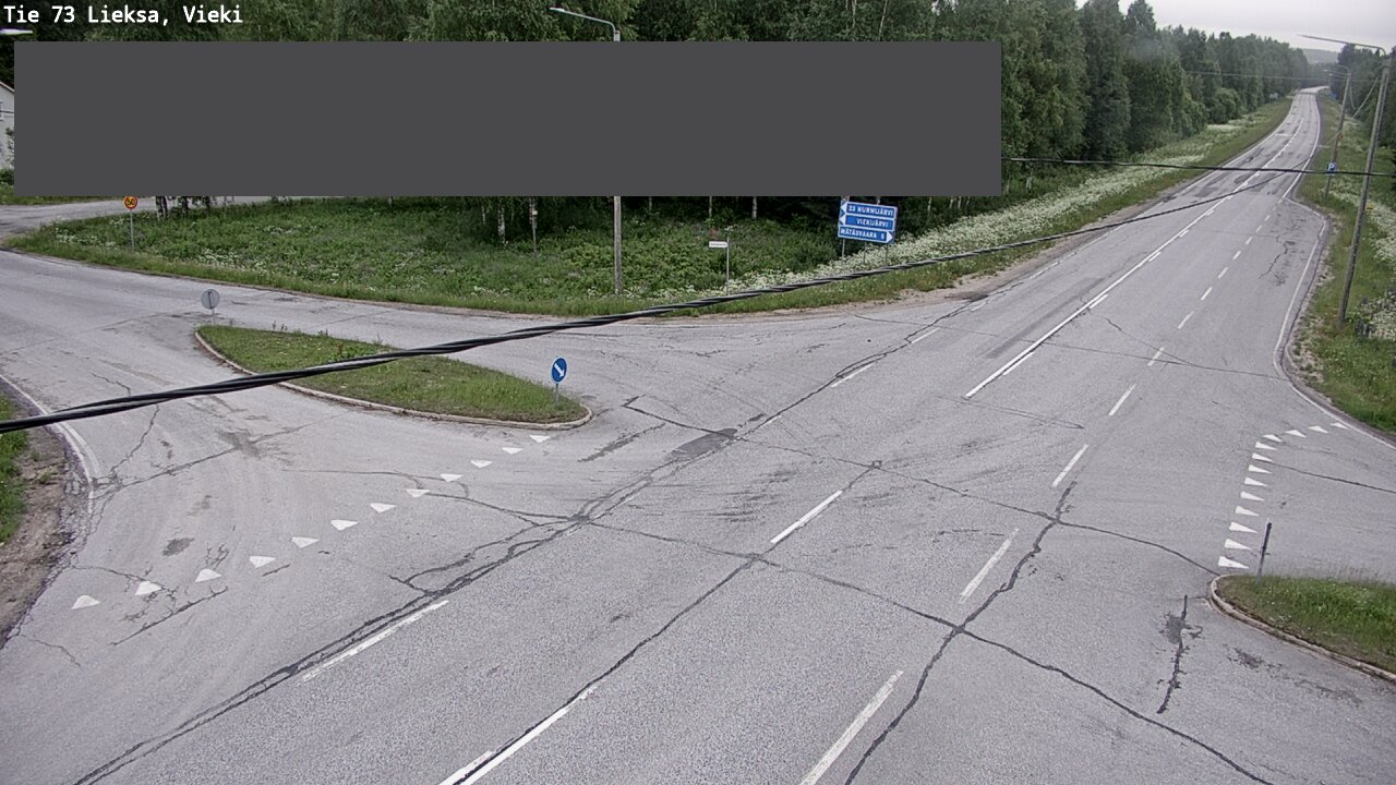 Kelikamerat Kuva Tie 73 Lieksa; Vieki, Lieksa, Pohjois-Karjala