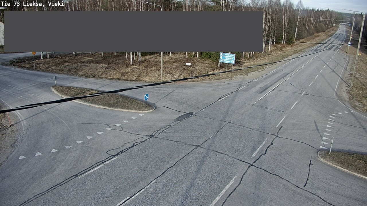 Kelikamerat Kuva Tie 73 Lieksa; Vieki, Lieksa, Pohjois-Karjala