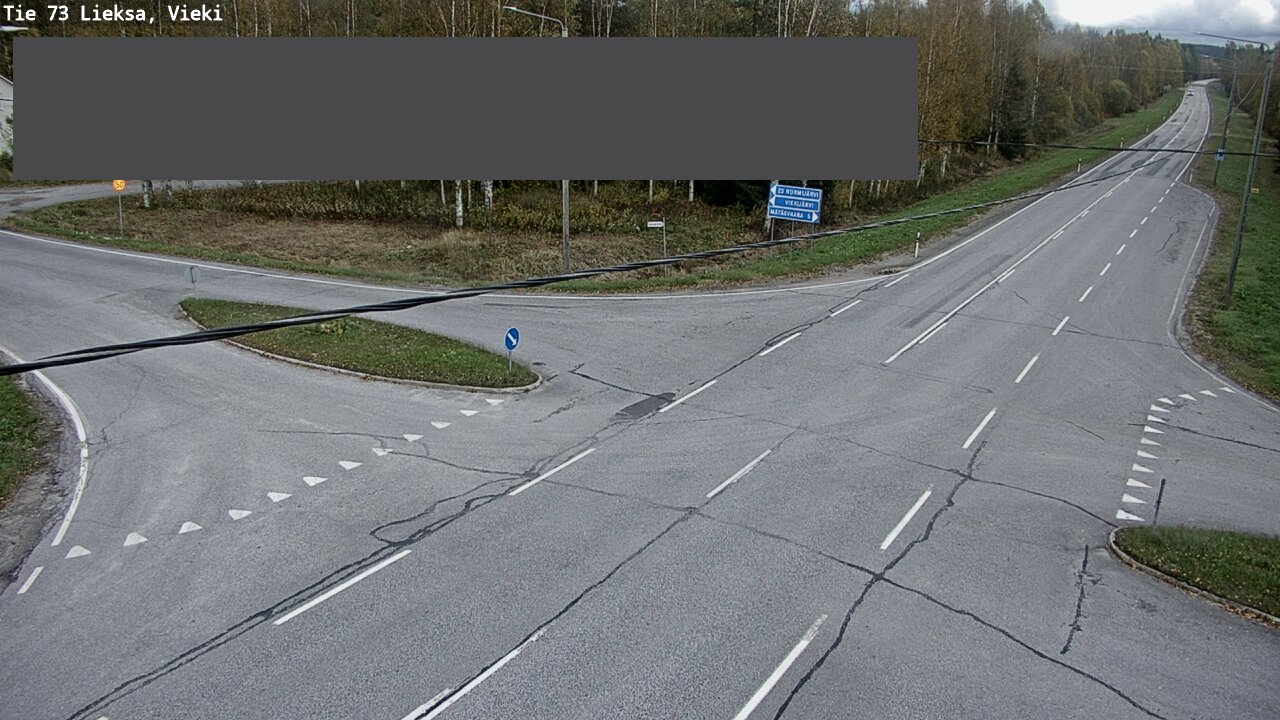 Kelikamerat Kuva Tie 73 Lieksa; Vieki, Lieksa, Pohjois-Karjala