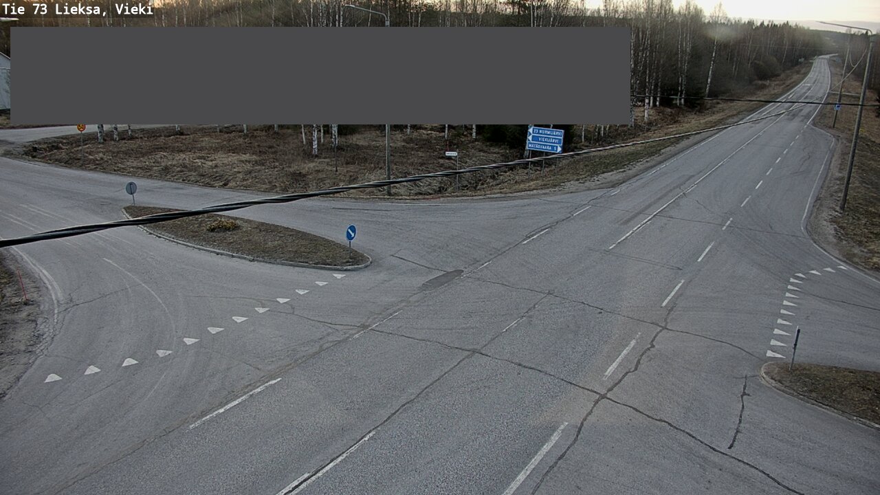 Weather Camera Image Road 73 Lieksa, Vieki, Lieksa, Pohjois-Karjala
