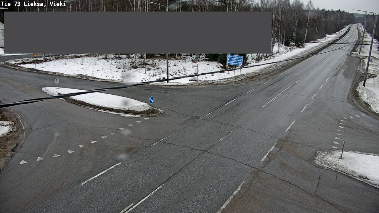 Weather Camera Image Väg 73 Lieksa, Vieki, Lieksa, Pohjois-Karjala