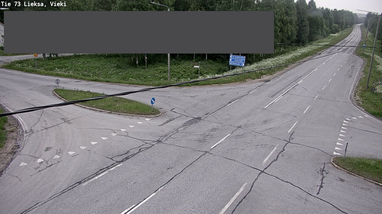 Kelikamerat Kuva Tie 73 Lieksa; Vieki, Lieksa, Pohjois-Karjala
