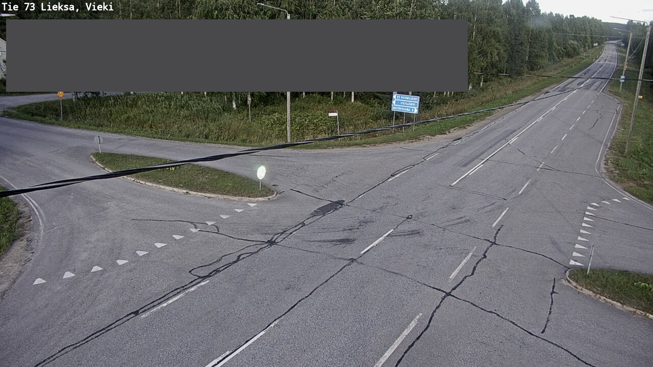 Kelikamerat Kuva Tie 73 Lieksa; Vieki, Lieksa, Pohjois-Karjala