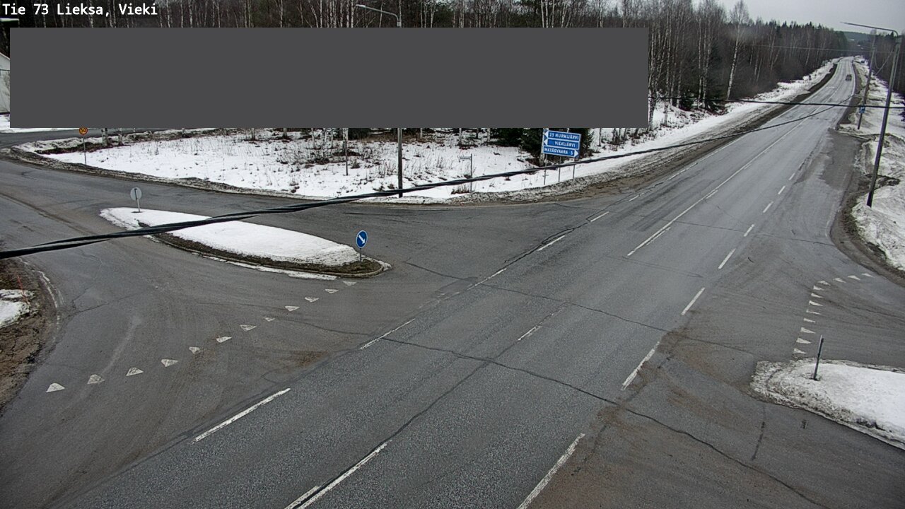 Weather Camera Image Väg 73 Lieksa, Vieki, Lieksa, Pohjois-Karjala
