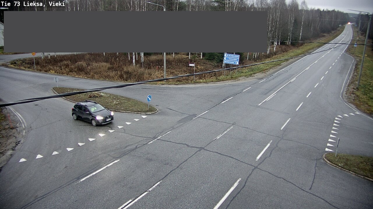 Kelikamerat Kuva Tie 73 Lieksa; Vieki, Lieksa, Pohjois-Karjala