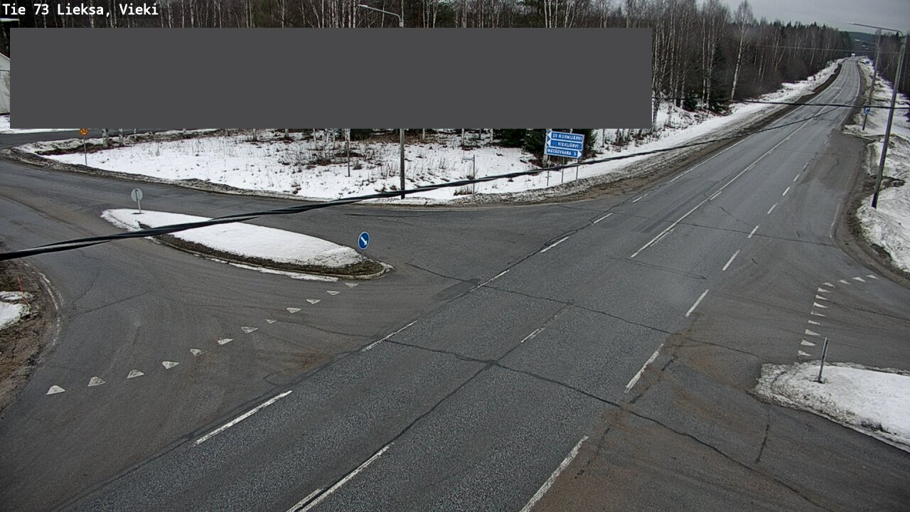 Weather Camera Image Väg 73 Lieksa, Vieki, Lieksa, Pohjois-Karjala