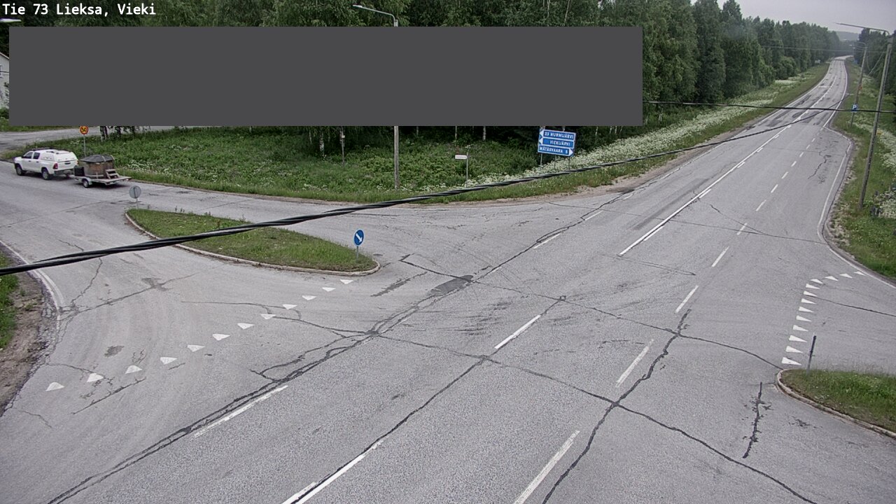 Kelikamerat Kuva Tie 73 Lieksa; Vieki, Lieksa, Pohjois-Karjala