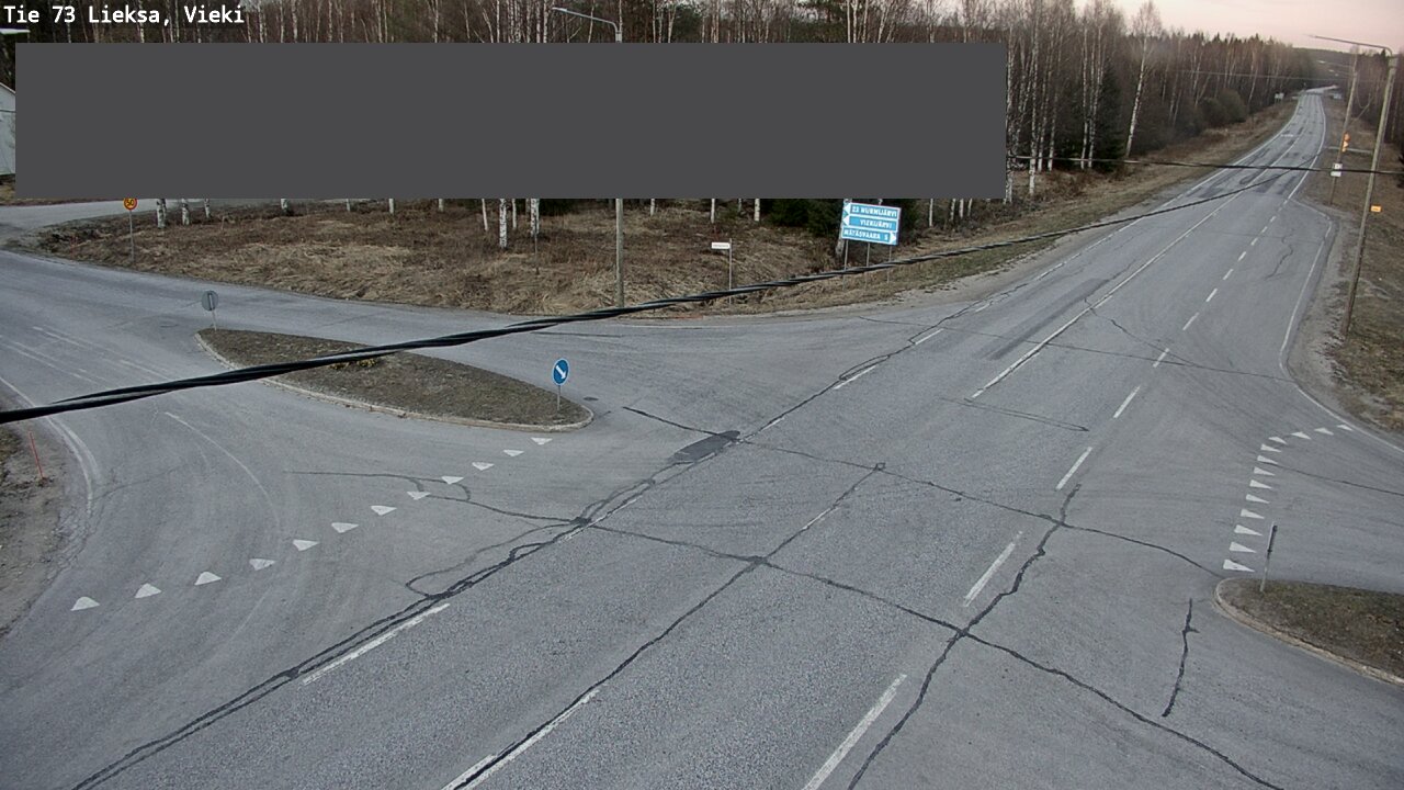 Kelikamerat Kuva Tie 73 Lieksa; Vieki, Lieksa, Pohjois-Karjala