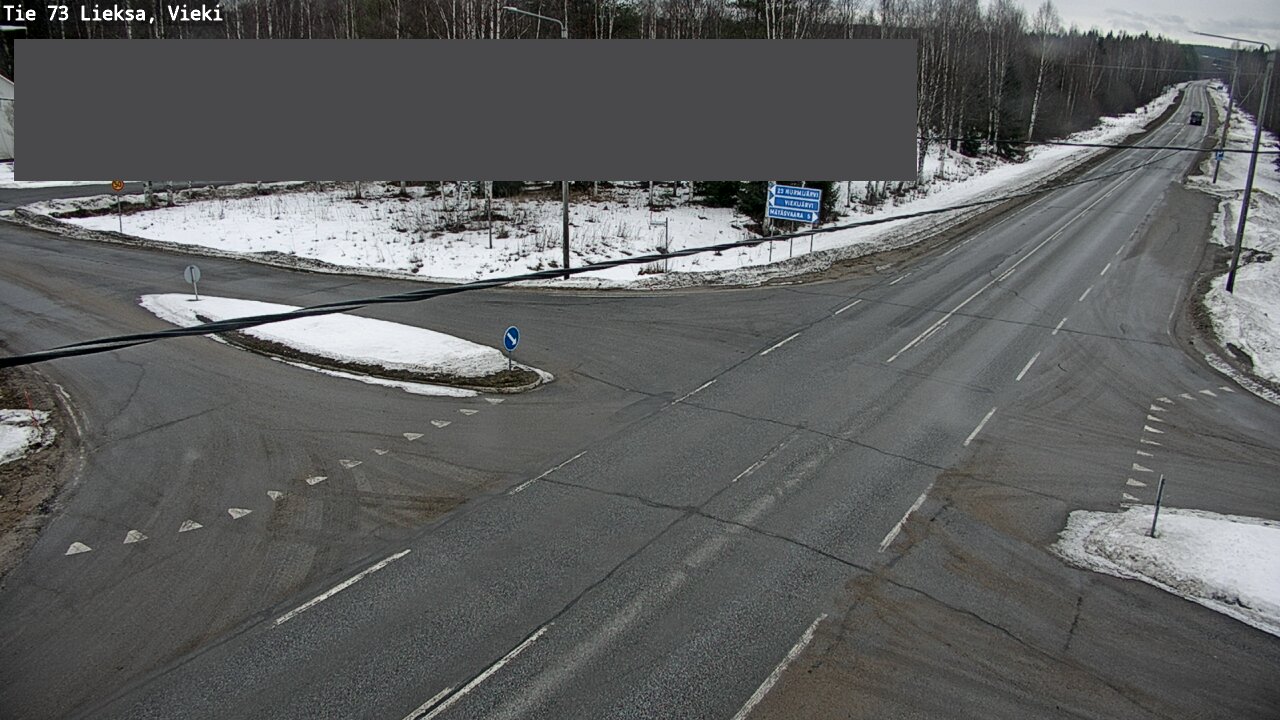 Weather Camera Image Road 73 Lieksa, Vieki, Lieksa, Pohjois-Karjala