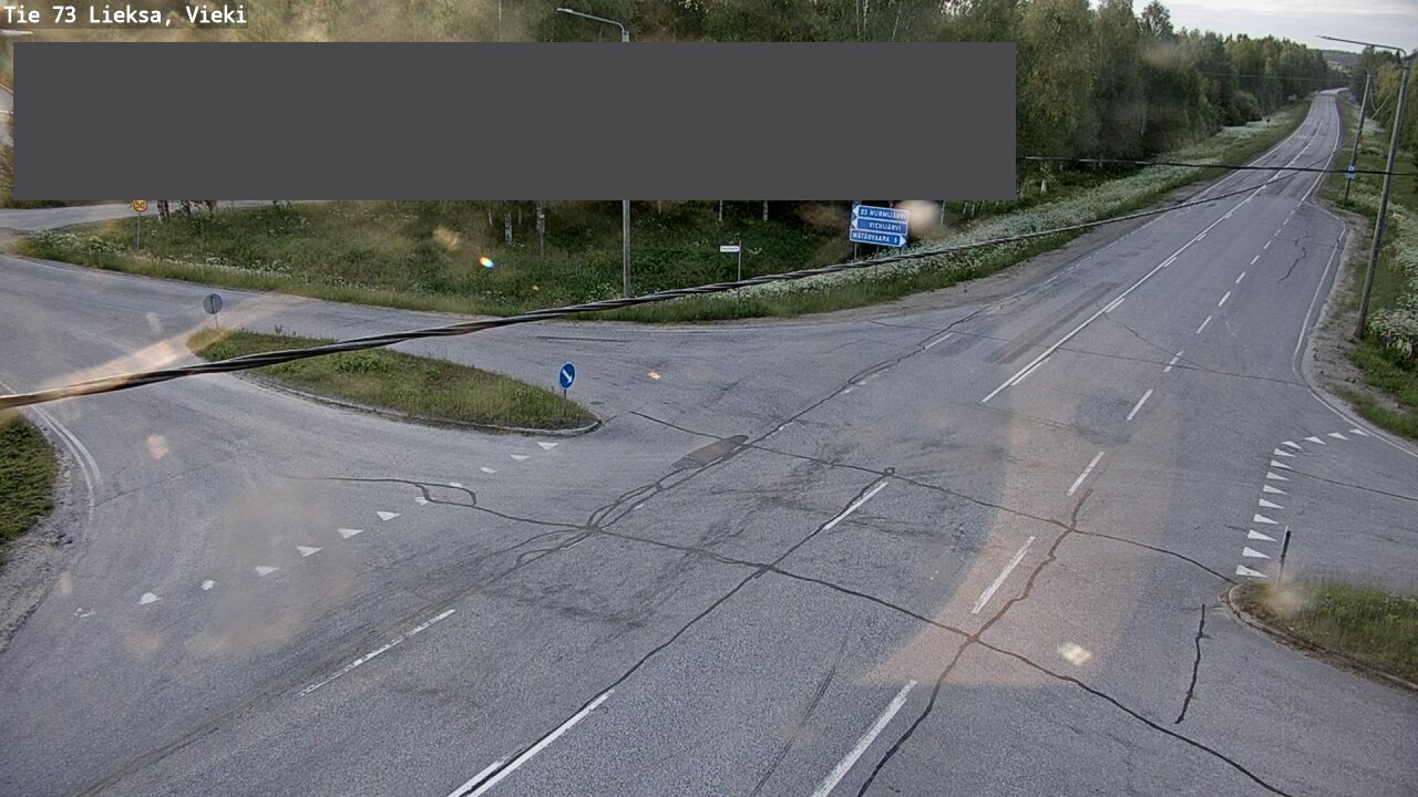 Weather Camera Image Road 73 Lieksa, Vieki, Lieksa, Pohjois-Karjala