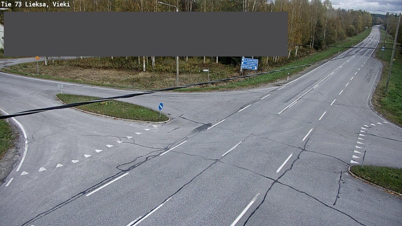 Kelikamerat Kuva Tie 73 Lieksa; Vieki, Lieksa, Pohjois-Karjala