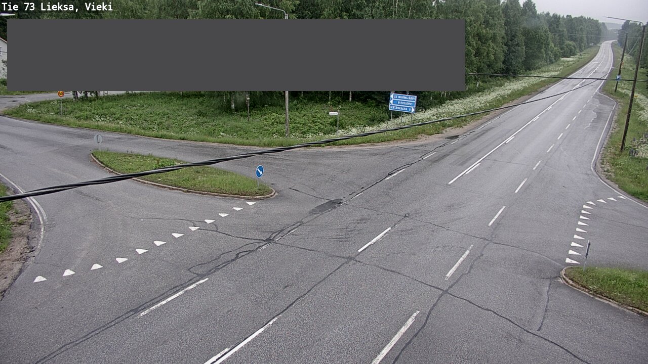 Kelikamerat Kuva Tie 73 Lieksa; Vieki, Lieksa, Pohjois-Karjala