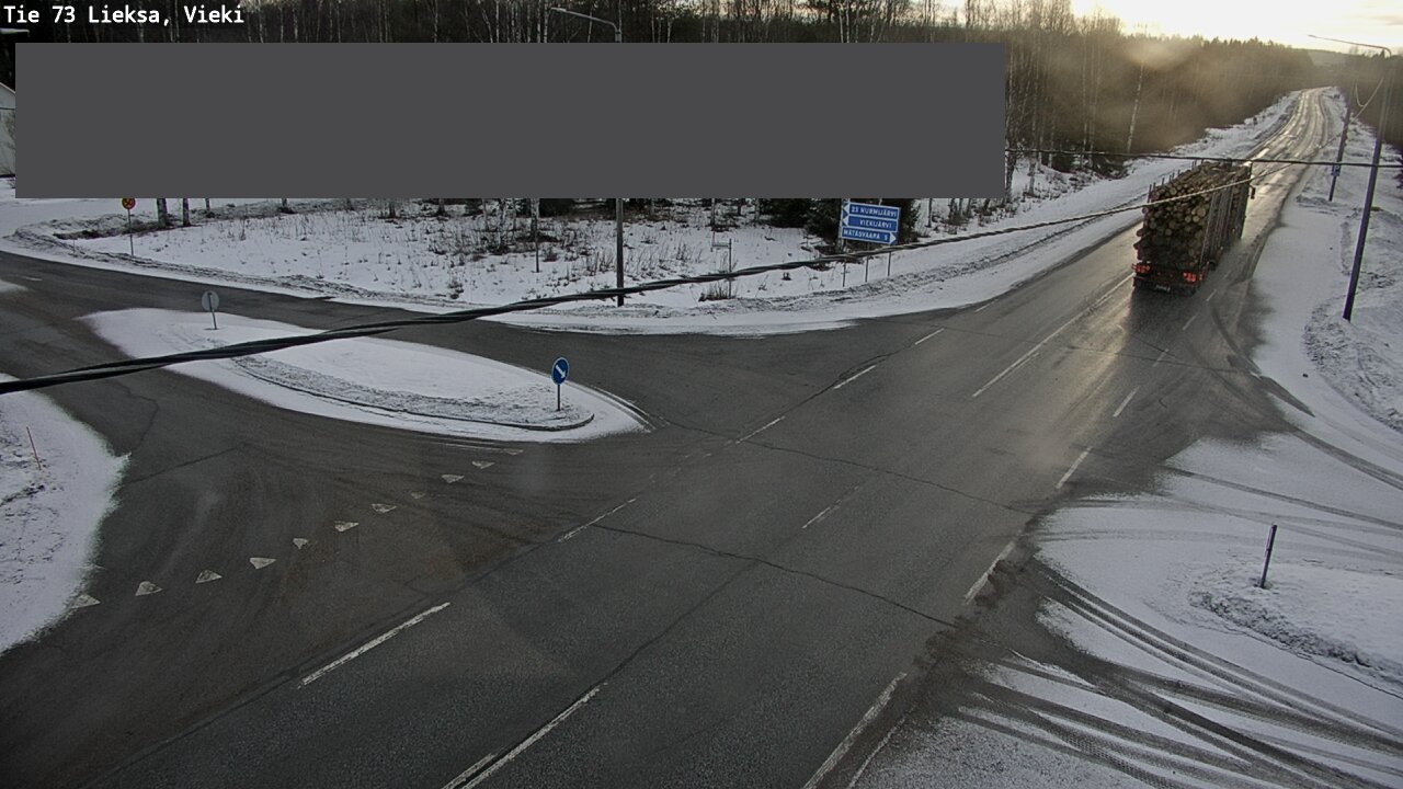 Kelikamerat Kuva Tie 73 Lieksa; Vieki, Lieksa, Pohjois-Karjala