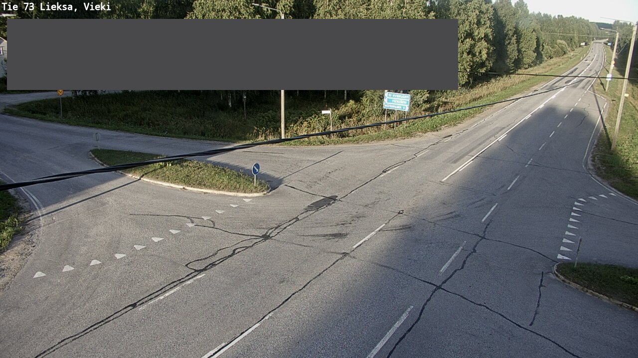 Kelikamerat Kuva Tie 73 Lieksa; Vieki, Lieksa, Pohjois-Karjala