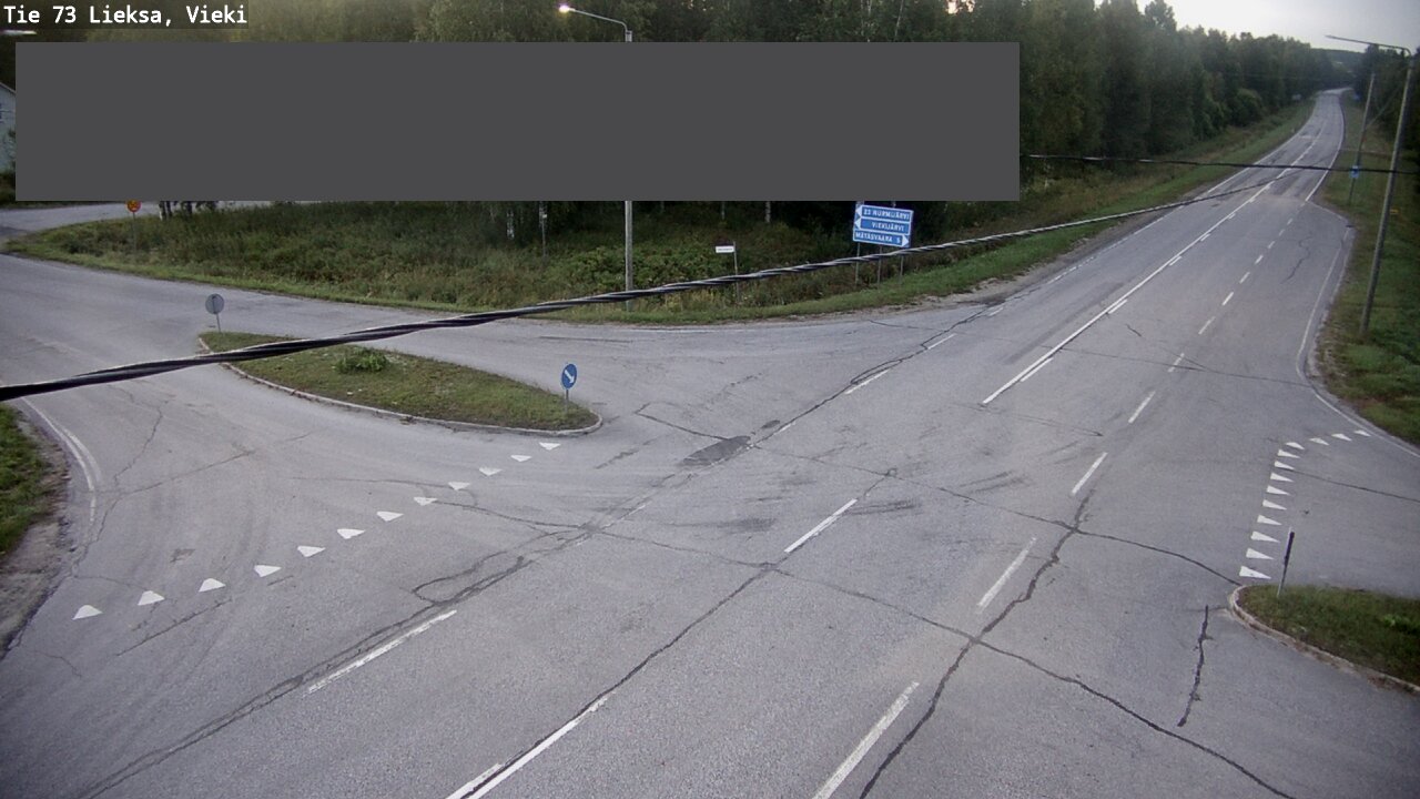 Kelikamerat Kuva Tie 73 Lieksa; Vieki, Lieksa, Pohjois-Karjala