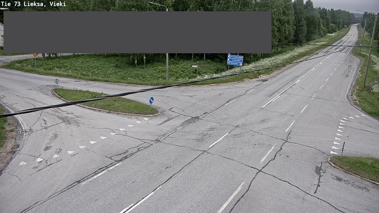 Kelikamerat Kuva Tie 73 Lieksa; Vieki, Lieksa, Pohjois-Karjala