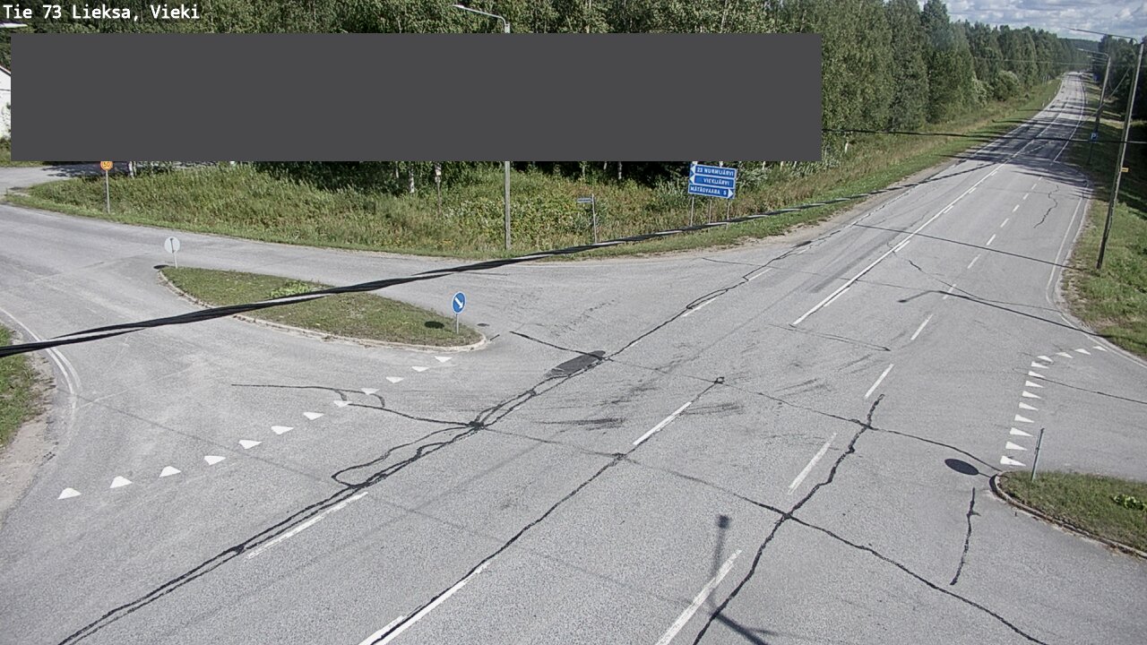Kelikamerat Kuva Tie 73 Lieksa; Vieki, Lieksa, Pohjois-Karjala