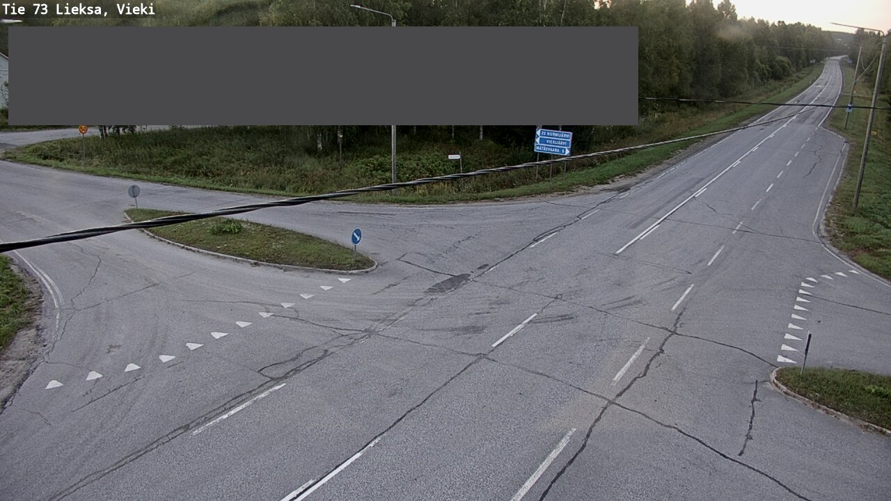 Kelikamerat Kuva Tie 73 Lieksa; Vieki, Lieksa, Pohjois-Karjala