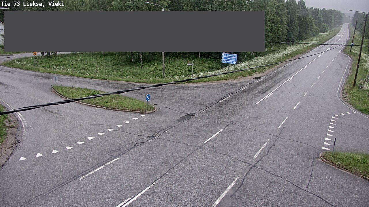 Kelikamerat Kuva Tie 73 Lieksa; Vieki, Lieksa, Pohjois-Karjala