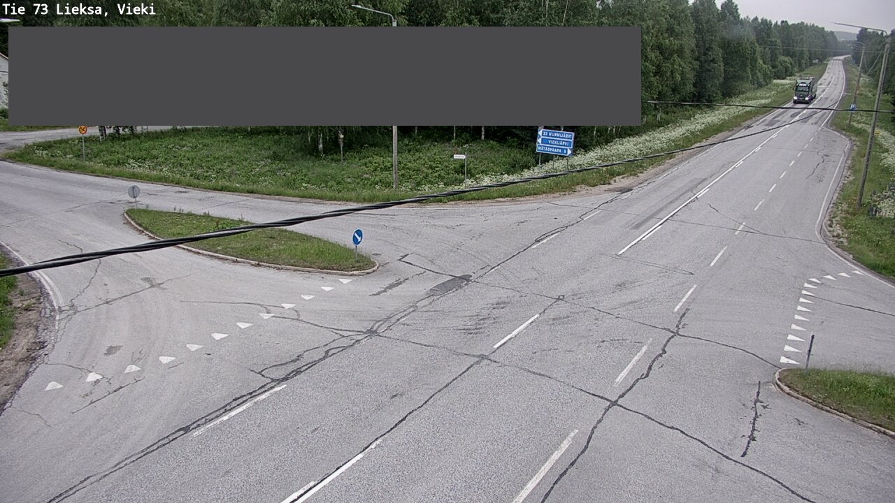 Kelikamerat Kuva Tie 73 Lieksa; Vieki, Lieksa, Pohjois-Karjala