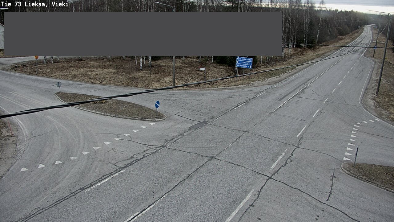 Kelikamerat Kuva Tie 73 Lieksa; Vieki, Lieksa, Pohjois-Karjala