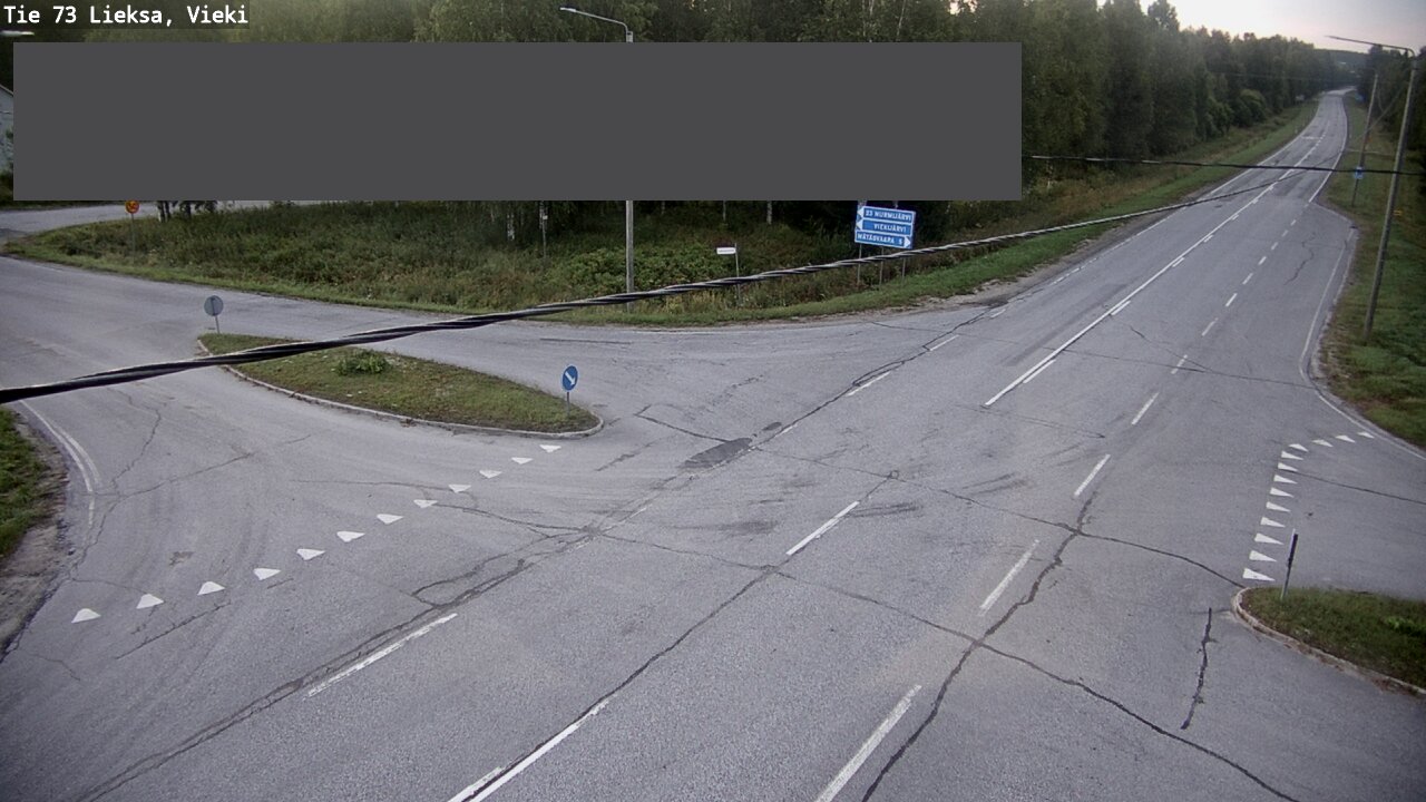 Kelikamerat Kuva Tie 73 Lieksa; Vieki, Lieksa, Pohjois-Karjala