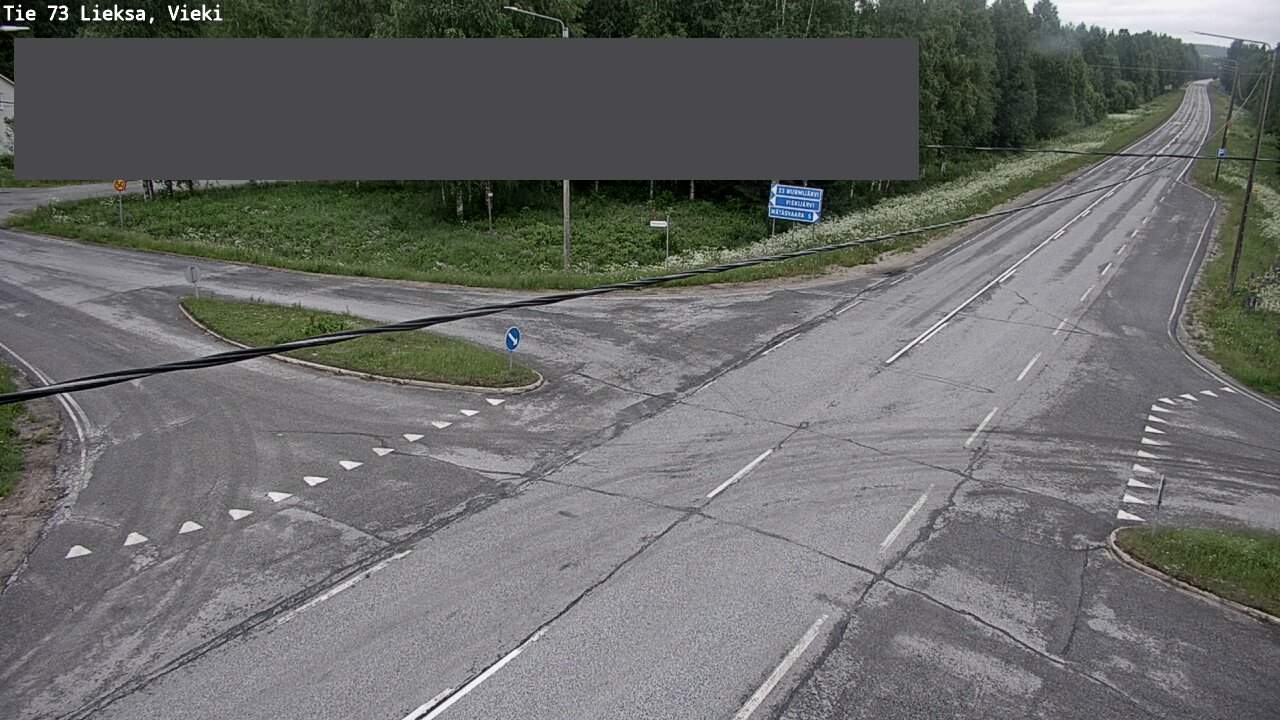 Weather Camera Image Väg 73 Lieksa, Vieki, Lieksa, Pohjois-Karjala