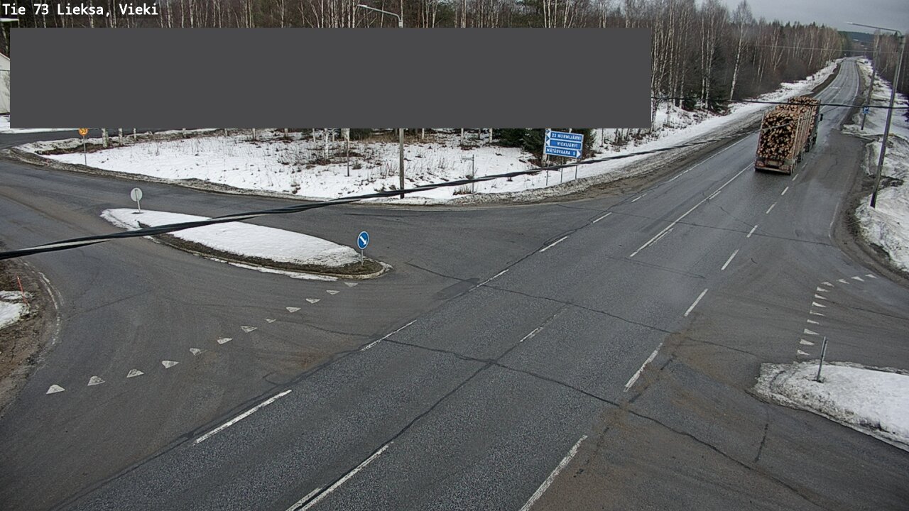 Weather Camera Image Väg 73 Lieksa, Vieki, Lieksa, Pohjois-Karjala