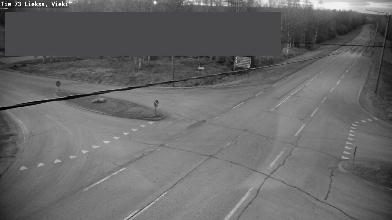 Weather Camera Image Road 73 Lieksa, Vieki, Lieksa, Pohjois-Karjala