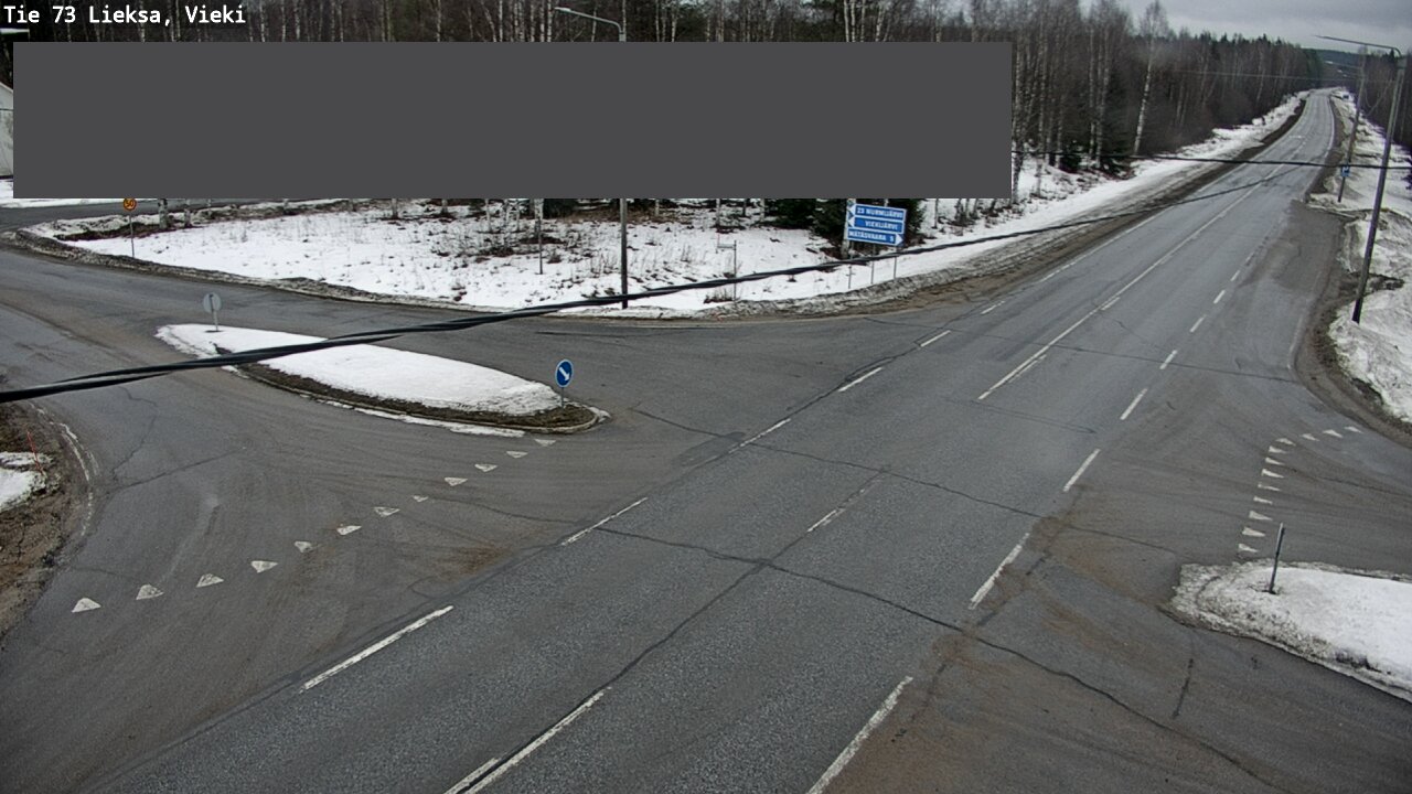 Weather Camera Image Väg 73 Lieksa, Vieki, Lieksa, Pohjois-Karjala
