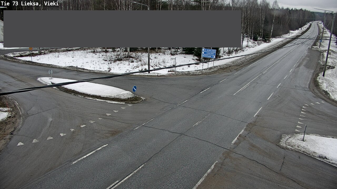 Weather Camera Image Väg 73 Lieksa, Vieki, Lieksa, Pohjois-Karjala