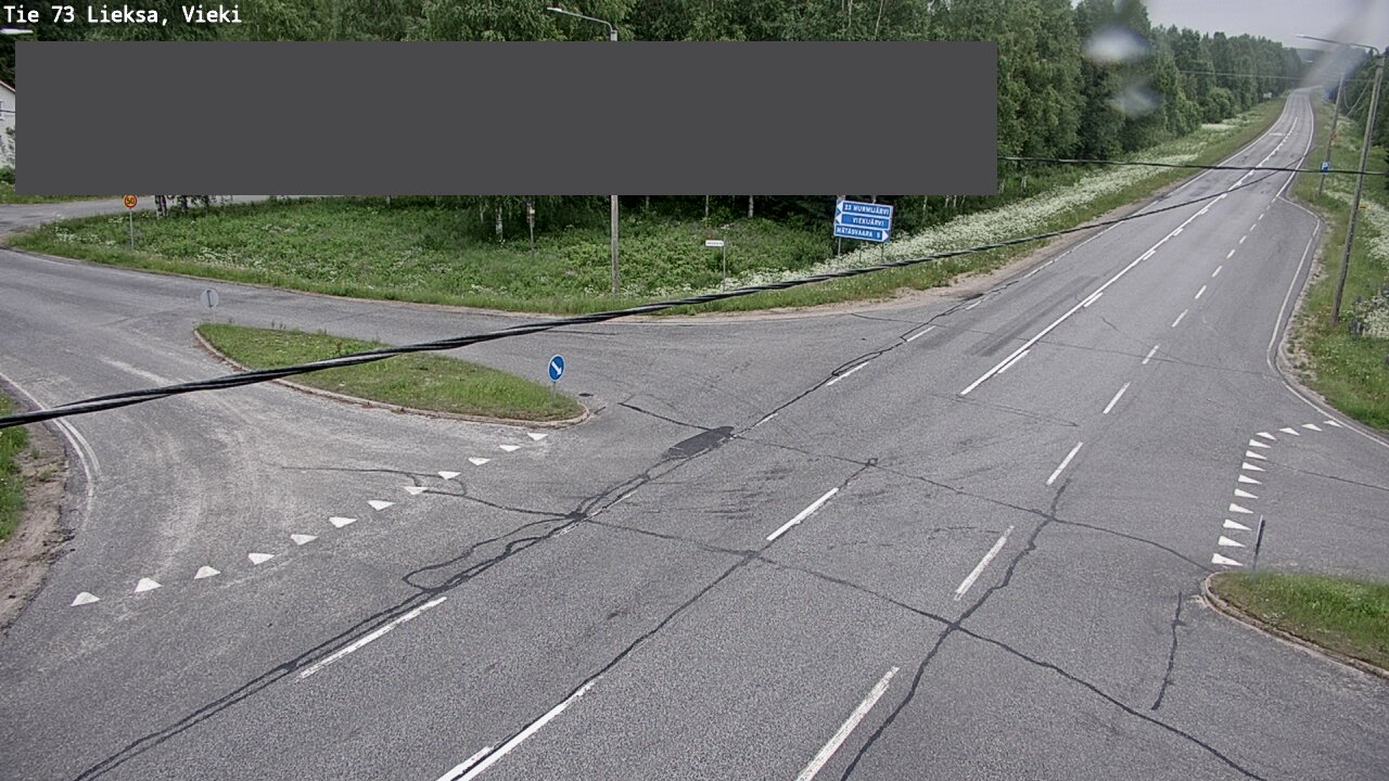 Kelikamerat Kuva Tie 73 Lieksa; Vieki, Lieksa, Pohjois-Karjala