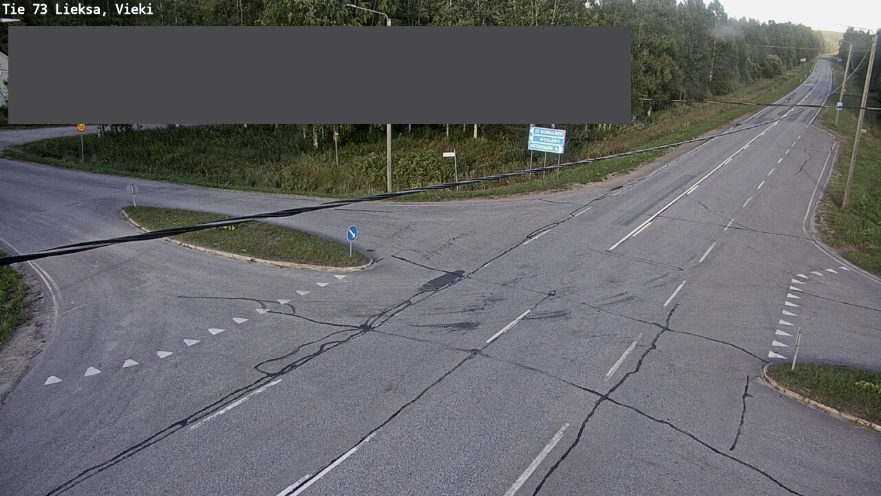Kelikamerat Kuva Tie 73 Lieksa; Vieki, Lieksa, Pohjois-Karjala