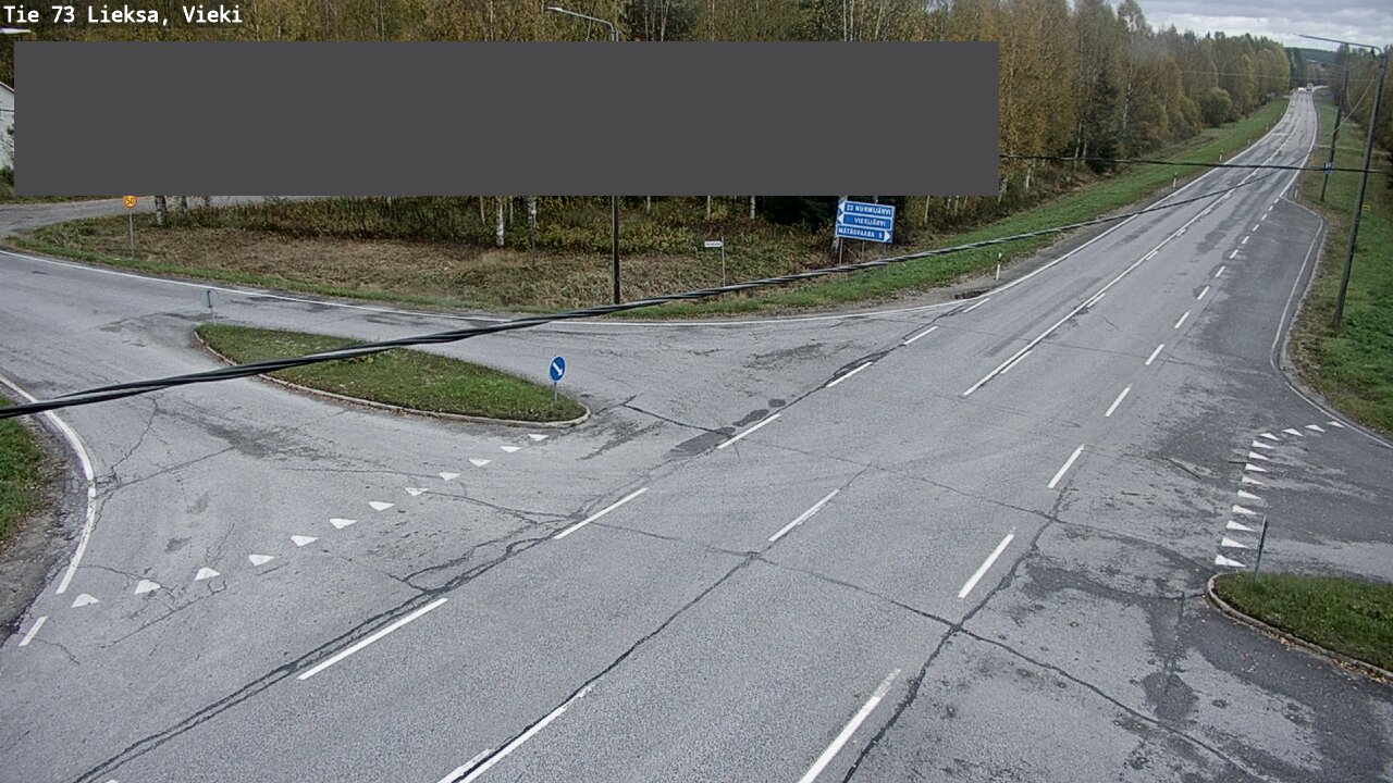 Weather Camera Image Väg 73 Lieksa, Vieki, Lieksa, Pohjois-Karjala