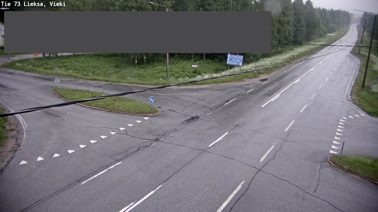 Kelikamerat Kuva Tie 73 Lieksa; Vieki, Lieksa, Pohjois-Karjala