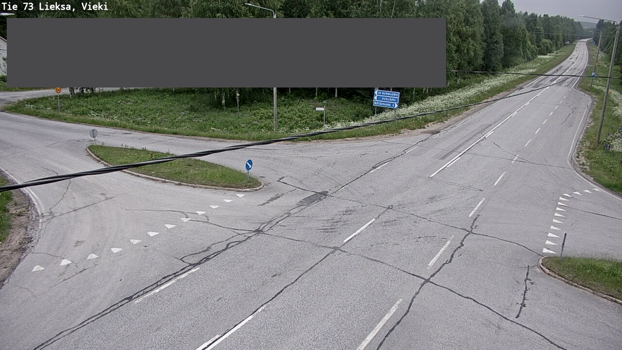Kelikamerat Kuva Tie 73 Lieksa; Vieki, Lieksa, Pohjois-Karjala