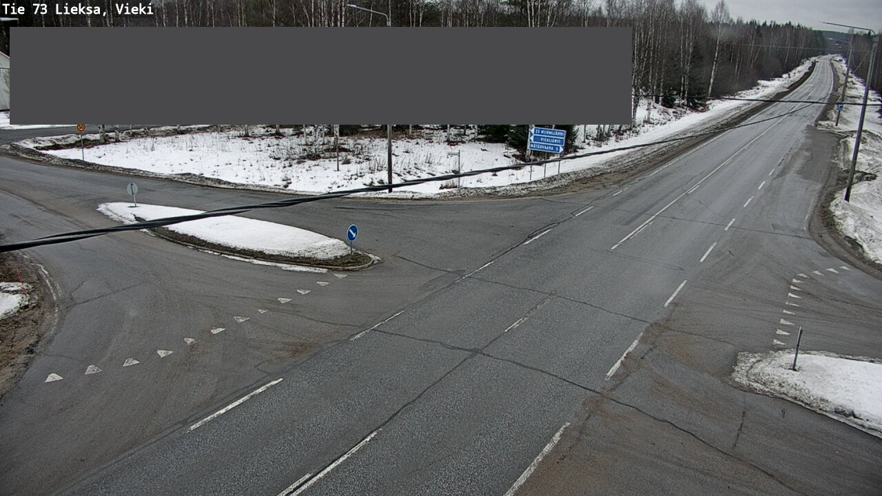 Weather Camera Image Väg 73 Lieksa, Vieki, Lieksa, Pohjois-Karjala
