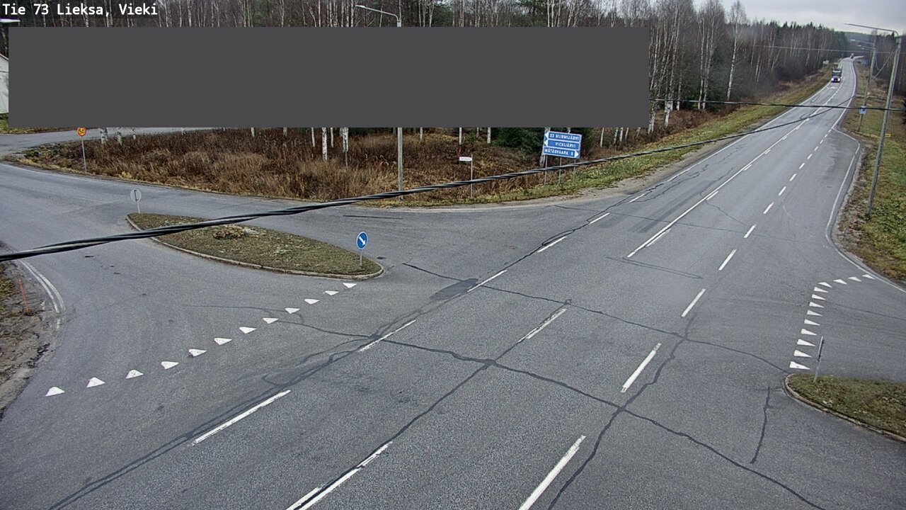 Kelikamerat Kuva Tie 73 Lieksa; Vieki, Lieksa, Pohjois-Karjala