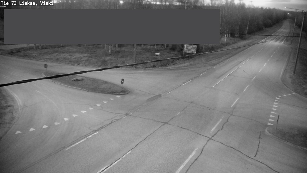 Weather Camera Image Road 73 Lieksa, Vieki, Lieksa, Pohjois-Karjala