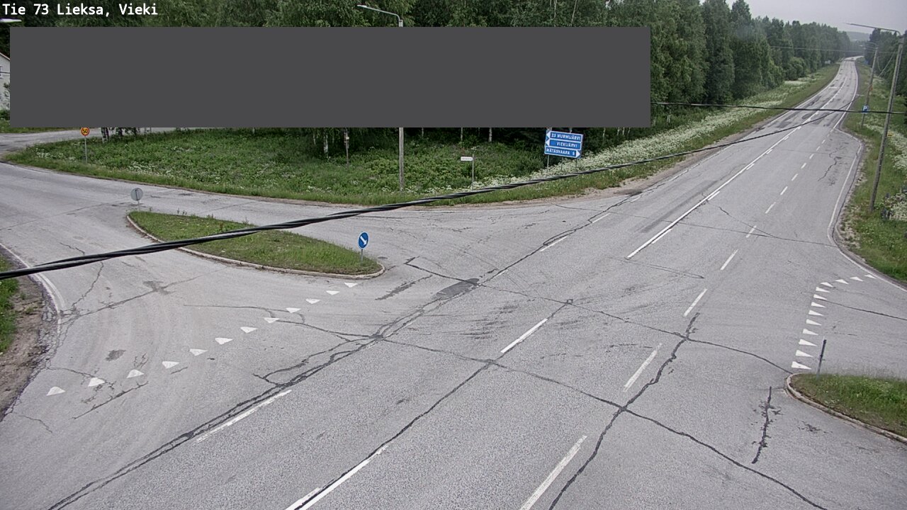 Kelikamerat Kuva Tie 73 Lieksa; Vieki, Lieksa, Pohjois-Karjala